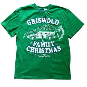 National Lampoon’s Griswold Family Christmas Green T shirt adult men women M